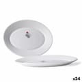 Miniatyrbilde 1 av 2: Serveringsfat Bormioli Toledo Hvit Glass Oval 30 x 21 x 2,7 cm (24 enheter)