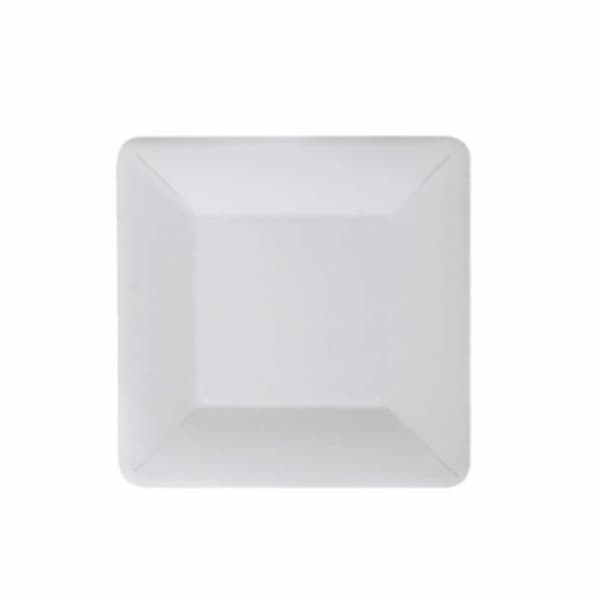 Platesett Algon Engangsbruk Hvit Karakterer Kvadrat 18 cm (36 Enheter)