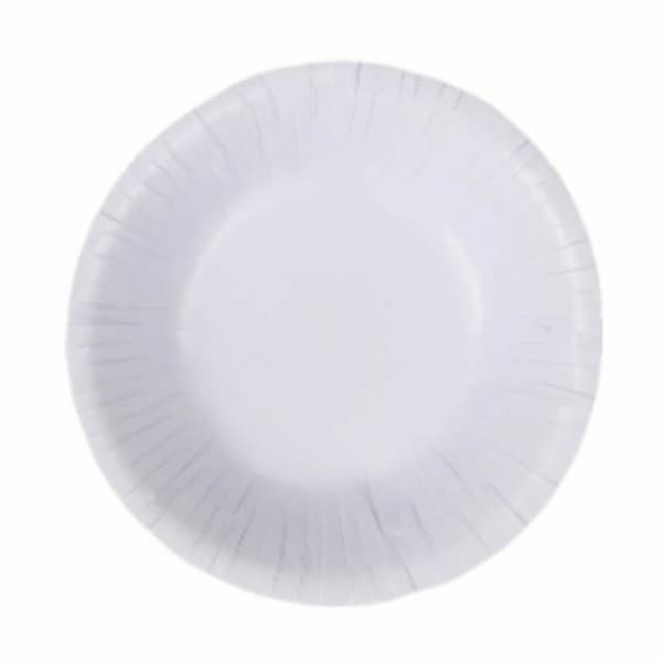Platesett Algon Engangsbruk Hvit Karakterer 450 ml (36 Enheter)