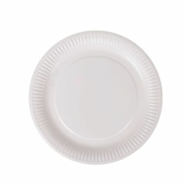 Platesett Algon Engangsbruk Hvit Karakterer 23 cm (36 Enheter)
