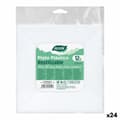 Miniatyrbilde 1 av 3: Sett med gjenbrukbare tallerkener Algon Kvadrat Hvit Plast 23 x 23 x 2 cm (24 enheter)