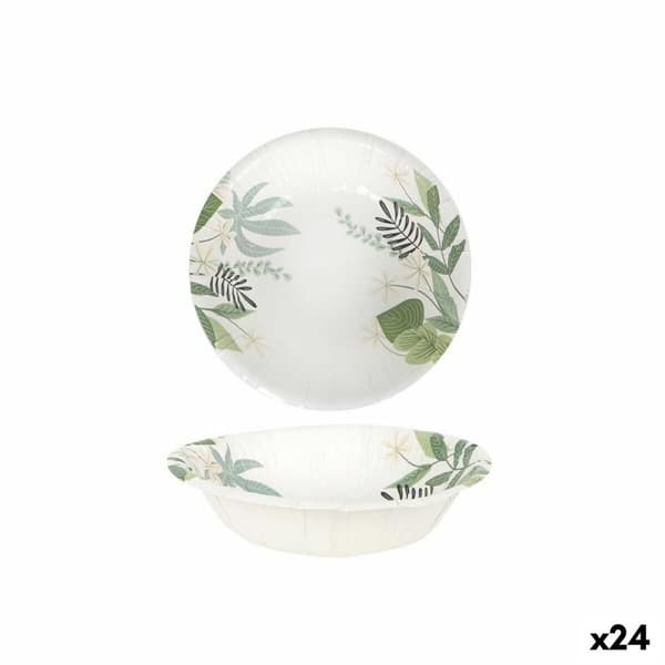 Platesett Algon Engangsbruk Karakterer Blomster 6 Deler 450 ml (24 enheter)