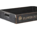 Miniatyrbilde 2 av 4: Sett med brett Home ESPRIT Svart Grantre 56 x 38 x 10 cm (3 Deler)