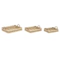 Pikkukuva 2 / 3: Tarjotinsetti DKD Home Decor Vaaleanruskea Bambu 54 x 43 x 9 cm (3 osaa) (2 osaa)