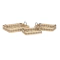 Pikkukuva 1 / 3: Tarjotinsetti DKD Home Decor Vaaleanruskea Bambu 54 x 43 x 9 cm (3 osaa) (2 osaa)