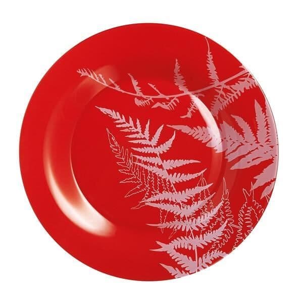 Tallrik platt röd 25 cm - Filicaria - Luminarc