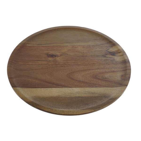 Snack bakke DKD Home Decor Natur Akacie Stå 36 x 36 x 14 cm