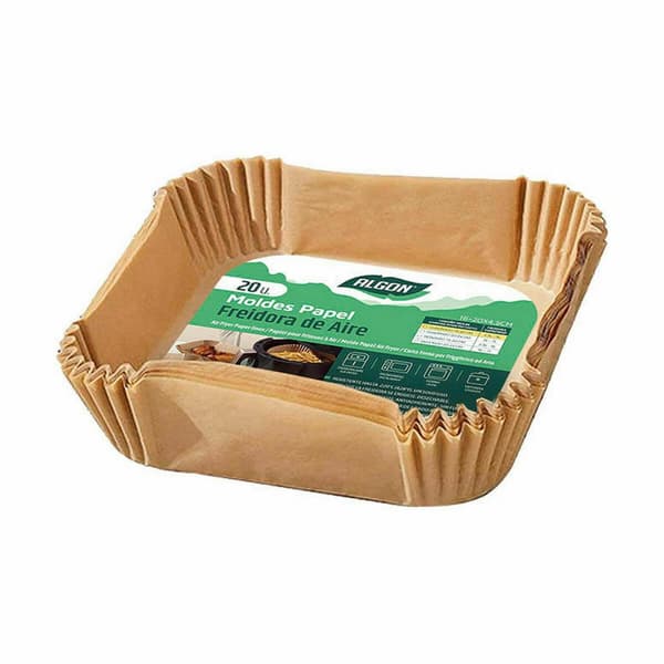 Ilmakeitinpaperi Algon 20 cm Öljytön Friteerauslaite (24 osaa)