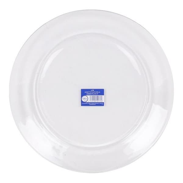 Platt skål Duralex Lys Transparent Ø 28 x 28 x 2,5 cm
