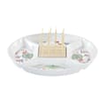 Miniatyrbild 1 av 3: Snacksbricka DKD Home Decor Multicolour Naturell Bambu Stengods Tropiskt 23,5 x 23,5 x 7 cm