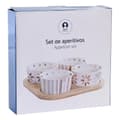 Miniatyrbild 5 av 5: Snacksbricka DKD Home Decor 19,7 x 19,7 x 1 cm Multicolour Stengods