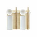 Pikkukuva 1 / 3: Sushisetti DKD Home Decor Bambu Kivitavara Valkoinen Luonnollinen Itämainen 28,5 x 19,5 x 3,3 cm (9 Kappaletta) (28,5 x 19,5 x 3