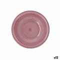 Miniatyrbild 1 av 3: Djup tallrik Quid Vita Peoni Keramik Rosa Ø 21,5 cm (12 antal)