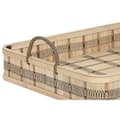 Miniatyrbild 3 av 3: Uppsättning med Brickor DKD Home Decor Ljusbrun Bambu 54 x 43 x 9 cm (3 antal) (2 antal)