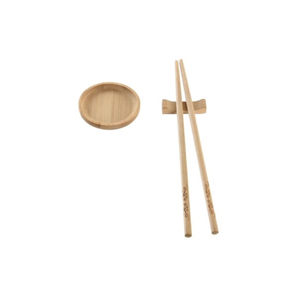 Sushisetti DKD Home Decor 24 x 0,5 x 0,5 cm Luonnollinen Itämainen