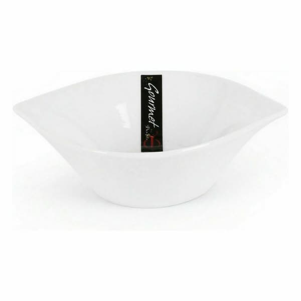 Snacksskål Pica-pica gourmet Vit 15 x 11,5 x 4,2 cm (24 antal)
