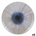 Pikkukuva 1 / 2: Litteä Lautanen La Mediterránea Irys Posliini (6 osaa) (Ø 26 cm)