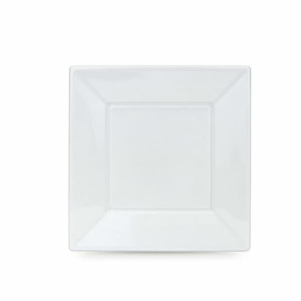 Set med återanvändbara tallrikar Algon Vit Plast 23 x 23 x 1,5 cm (36 antal)