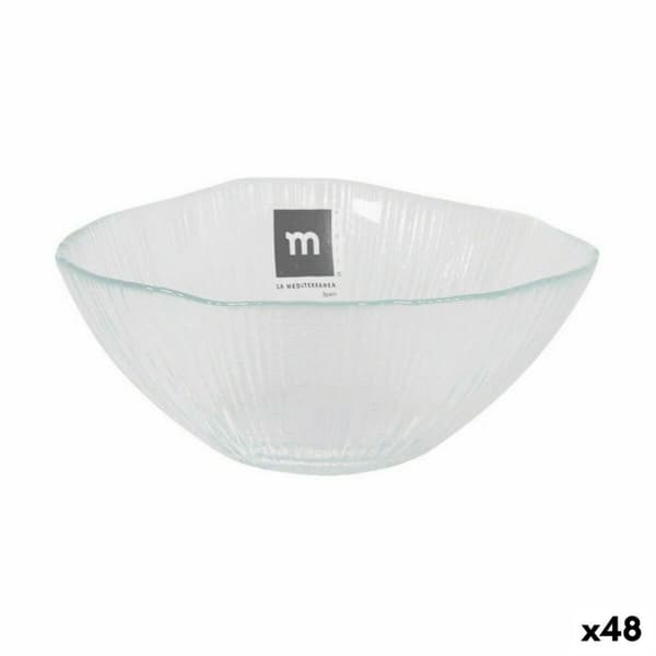 Skål La Mediterránea Transparent Ø 12,5 x 5 cm (48 antal)