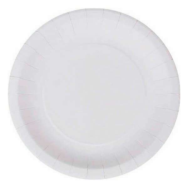 Tallriksset Algon Engångsanvändning Papp Vit 25 Delar 20 cm (36 antal)