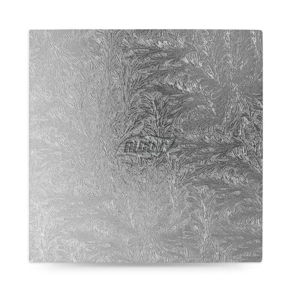 Kakfat Algon Silvrig 40 x 40 x 1,5 cm Fyrkantig (12 antal)