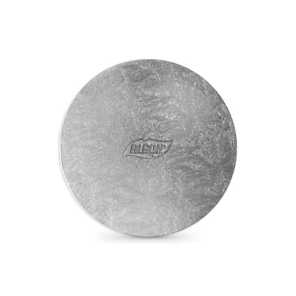Kakfat Algon Silvrig 30 x 30 x 1,5 cm Rund (18 antal)
