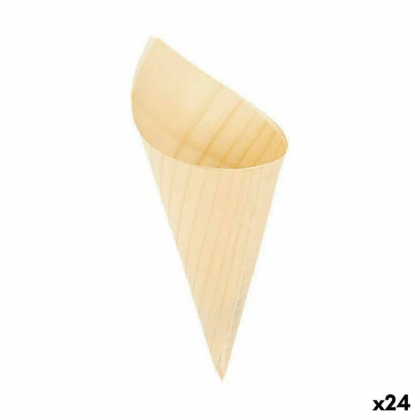 Kulhosetti Algon Kartiot Kertakäyttöinen Puu 8 Kappaletta 18 cm (24 osaa)