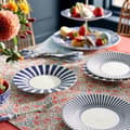 Miniatyrbillede 2 af 3: Steccato Plate Narrow Stripe, Ø 18cm - Spode