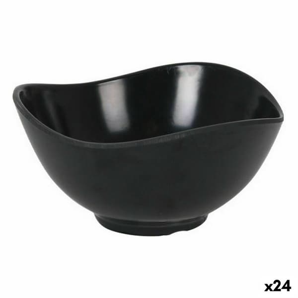 Snacksskål La Mediterránea Melamin Antracitgrå 11,5 X 6 cm (24 antal)