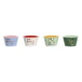 Miniatyrbild 3 av 3: Skål Home ESPRIT Multicolour Shabby Chic 480 ml 13,2 x 13,2 x 7,5 cm (4 antal)