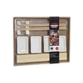 Miniatyrbild 4 av 4: Sushiset DKD Home Decor Metall Bambu Vit Naturell Orientalisk 30 x 40 cm 28 x 22 x 2,5 cm (9 Delar)