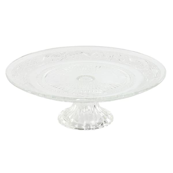Välipalatarjotin Home ESPRIT Läpinäkyvä Kristalli 23 x 23 x 8 cm