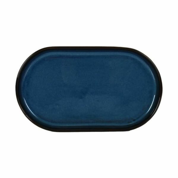 Snack bakke La Mediterránea Chester Blå Oval 25,3 x 13,5 x 2,6 cm (12 enheder)