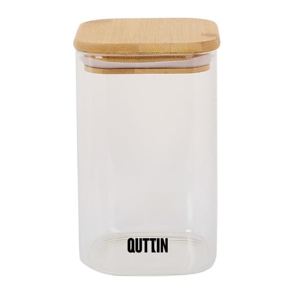 Ruoan säilytysrasia Quttin Bambu Borosilikaattilasi 720 ml (12 osaa)
