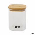 Miniatyrbilde 1 av 3: Mat bevaring Container Quttin Bambus Borosilikatglass 480 ml (12 enheter)