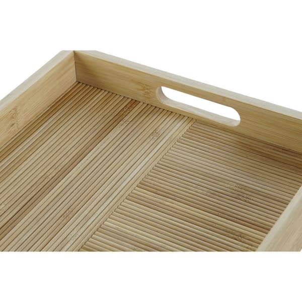 Bakke DKD Home Decor Natur Bambus 43 x 27 x 4,5 cm