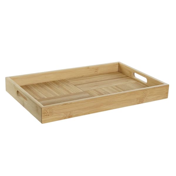 Bakke DKD Home Decor Natur Bambus 43 x 27 x 4,5 cm