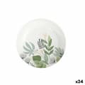 Miniatyrbillede 1 af 2: plade Algon Engangsanvendelse Pap Floral 10 Dele 20 cm (24 enheder)