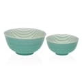 Miniatyrbillede 2 af 2: Snackskål Versa Turkisblå Keramik Porcelæn 12,3 x 5,8 x 12,3 cm