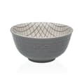 Miniatyrbillede 1 af 2: Snackskål Versa Grå Keramik Porcelæn 16 x 7,7 x 16 cm