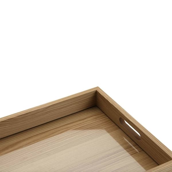 Uppsättning med Brickor Versa Trä MDF 30 x 5,5 x 40 cm (3 Delar)