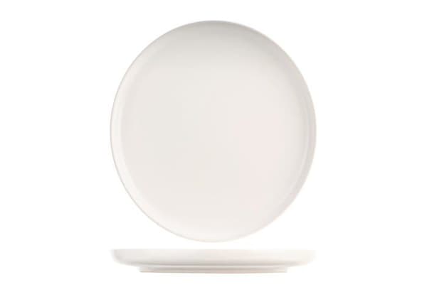 Mysig tallrik - trendig - 8539020P - Desserttallrik Baltic-Grès-D 20Cm-Set om 6, Vit