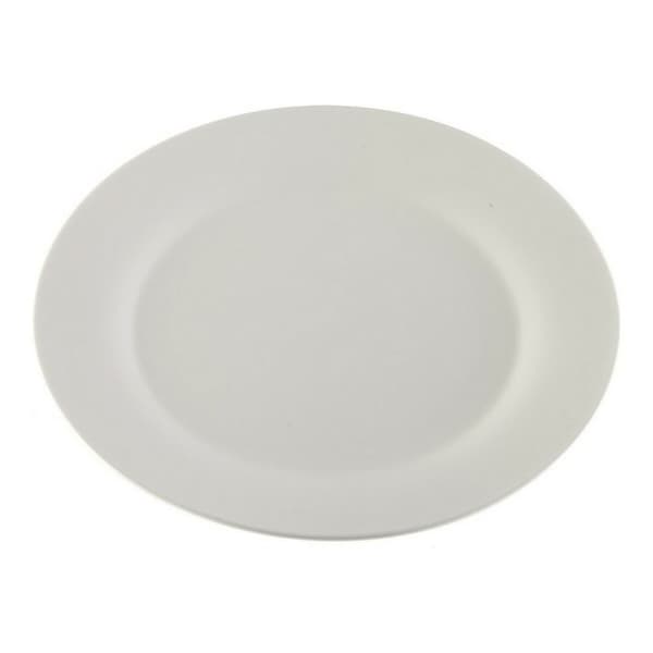 Platt skål Versa Vit Porslin Plast 27 x 27 cm