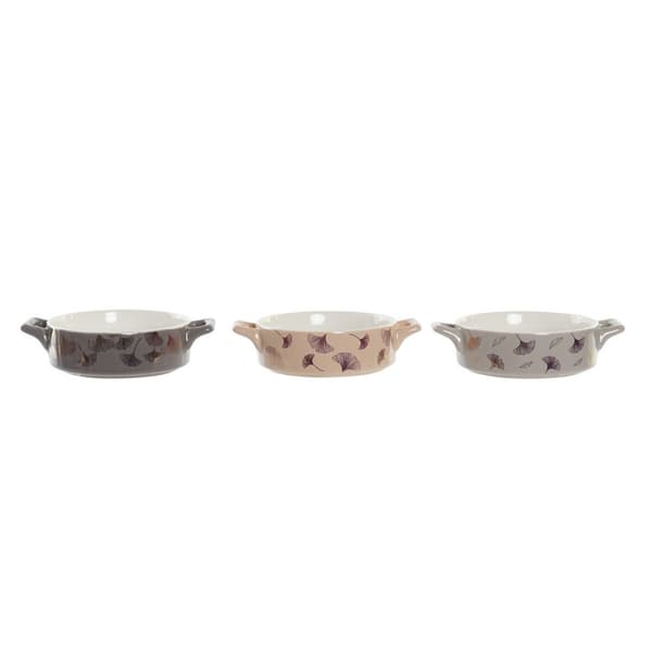 Skål DKD Home Decor 16,8 x 12,5 x 4,3 cm Gyllene Metall Modern
