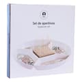 Miniatyrbild 4 av 4: Snacksbricka DKD Home Decor 23,5 x 23,5 x 3 cm Grön Stengods