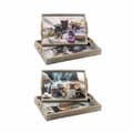 Miniatyrbild 1 av 4: Uppsättning med Brickor DKD Home Decor Multicolour 40 x 30 x 6 cm Trä MDF (2 antal)