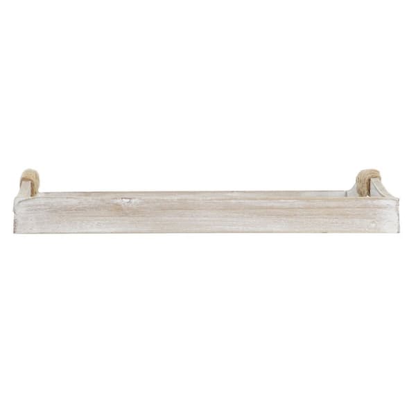 Uppsättning med Brickor DKD Home Decor Multicolour 40 x 30 x 6 cm Trä MDF (2 antal)