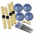 Miniatyrbild 5 av 5: Sushiset DKD Home Decor 14,5 x 14,5 x 31 cm Svart Blå Stengods Orientalisk (16 Delar)