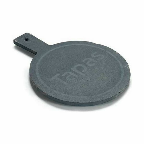 Snacksbricka Med handtag Bambu Skiffer 14 x 1 x 19 cm (48 antal)