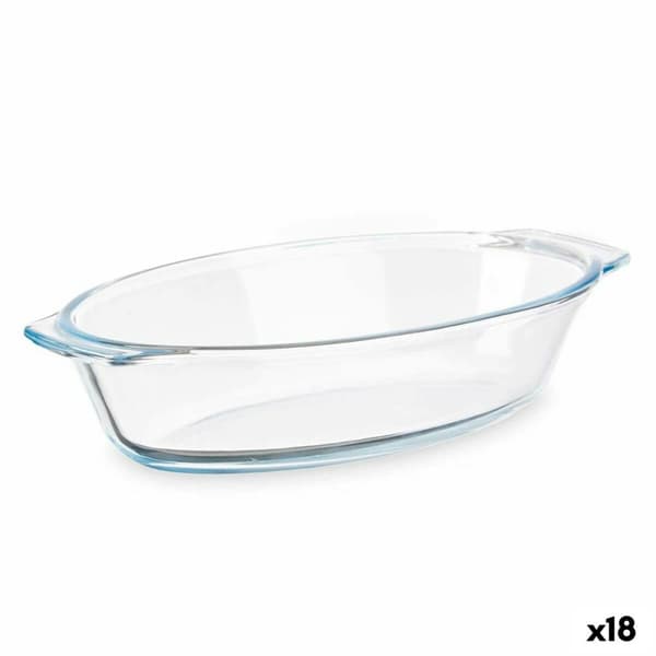 Servingsfat Vivalto T7-07 Transparent Borosilikatglas 700 ml 23,6 x 5,3 x 13 cm Med handtag (18 antal)